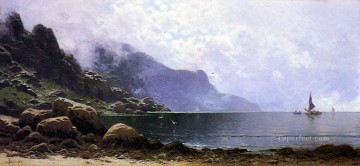  Thompson Pintura - Despeje de niebla Grand Manan junto a la playa Alfred Thompson Bricher